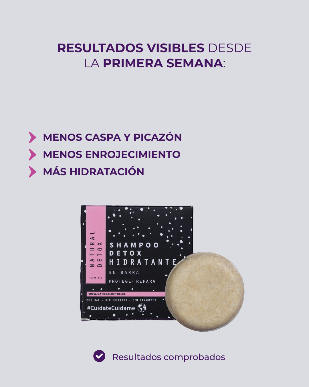 Shampoo Anticaspa Seca o Psoriasis en Barra